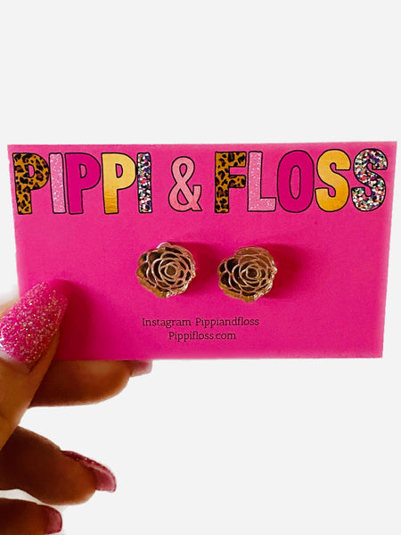 Samantha Hypoallergenic Earrings 12mm Available in pierced or clip on.