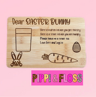 Wooden Easter Tray Personalised.